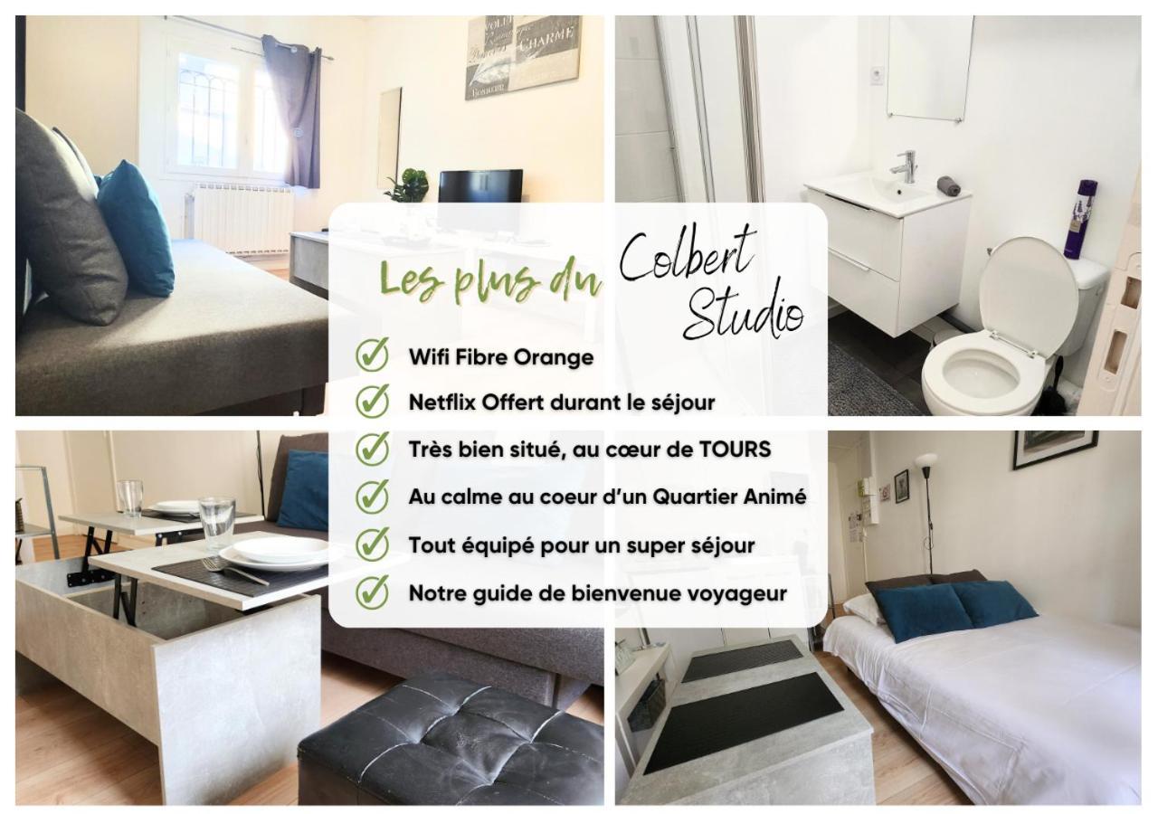 "Colbert Studio" Coeur De Ville - Cathedrale Saint Gatien Tours Exterior foto